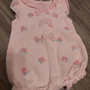 Pink onesie 3-6m